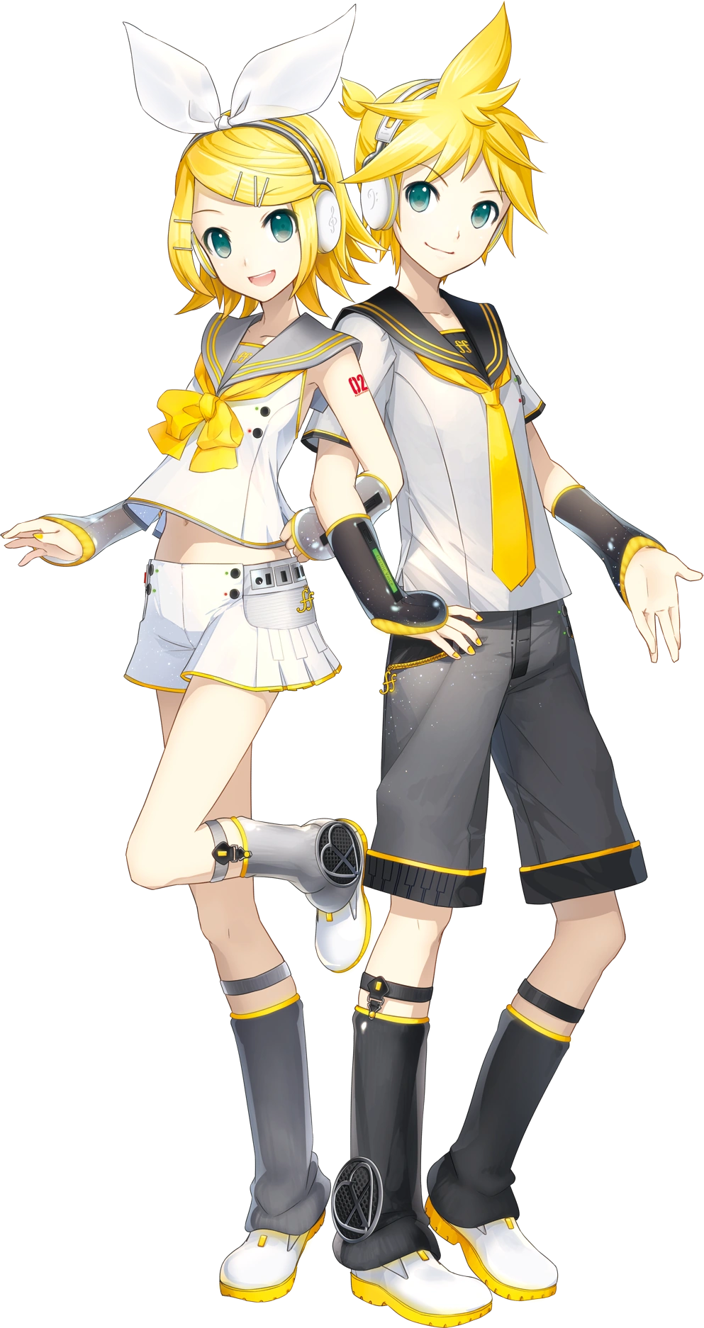 Rin and Len Kagamine newer design